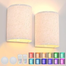 Akku-Wandleuchten 2er