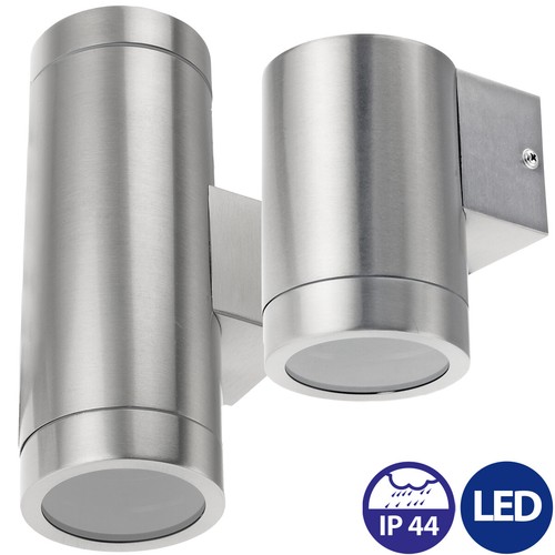 Led edelstahl außenleuchte - edelstahl,